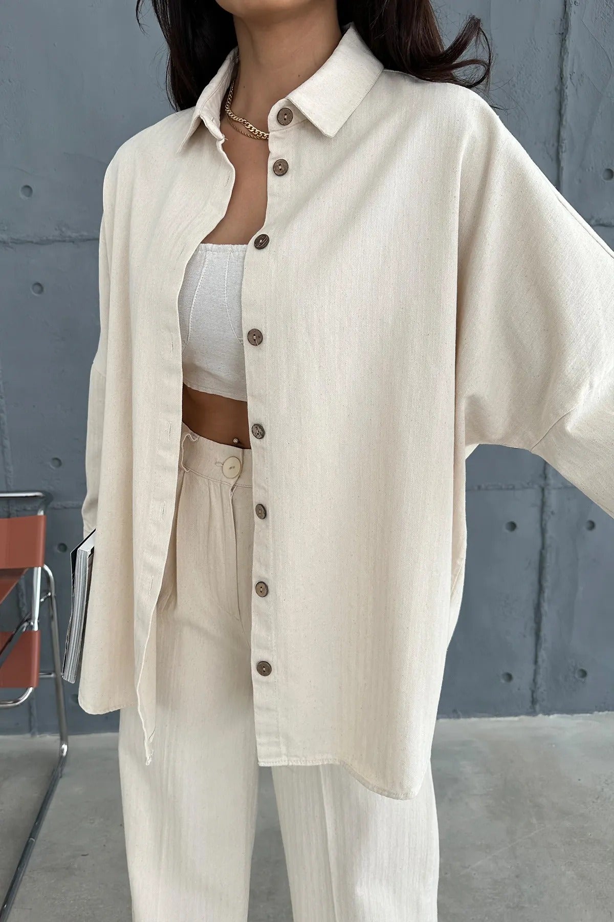 Linen Oversize Shirt